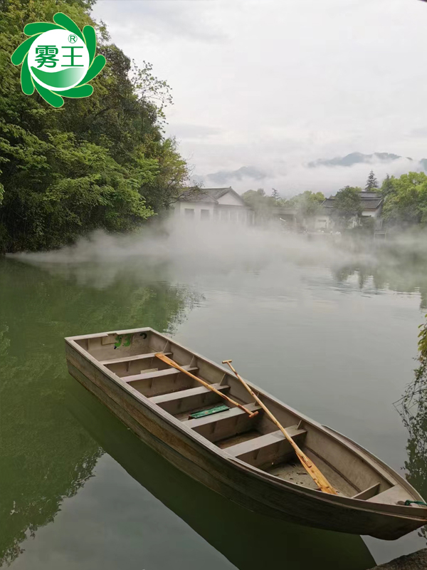 通天河景區(qū)湖面“霧王”霧森景觀系統(tǒng)—以霧為魂、與水相伴